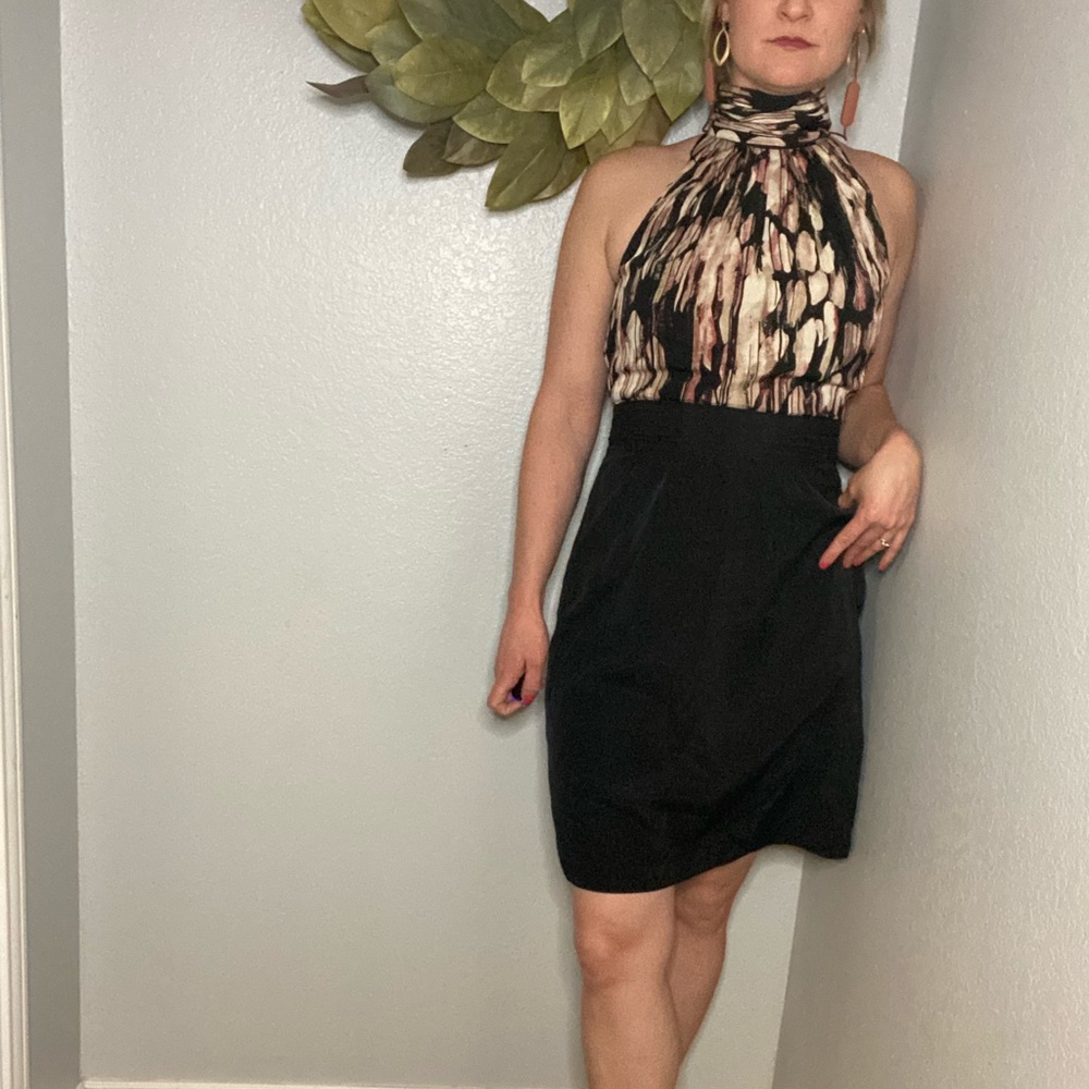 The Limited Strapless Halter Neckline Dress 6